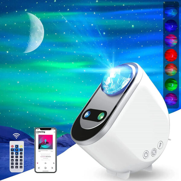 Aurora Borealis Starlight Projectors LED Galaxy Star Atmosphere Galaxy Night Light Home Bedroom Sky Moon Lamp Room Decor Gift - Image 4