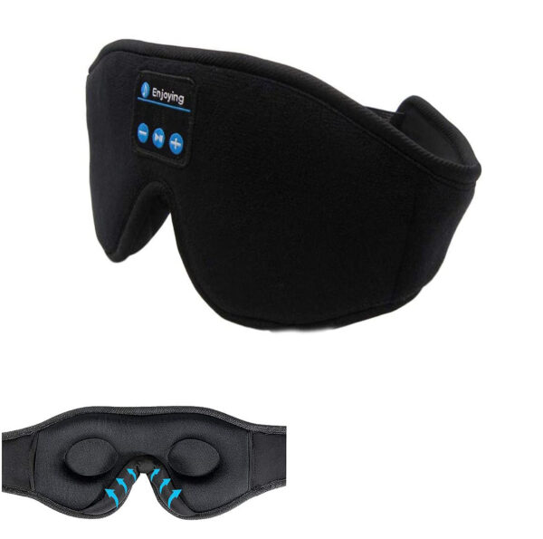 Wireless Call Stereo Music Blackout Sleep Eye Mask - Image 6