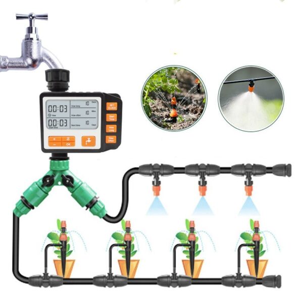 Garden Watering Timer Outdoor Automatic Electronic Watering Timer Irrigation Water Timeing Controller System - Image 2