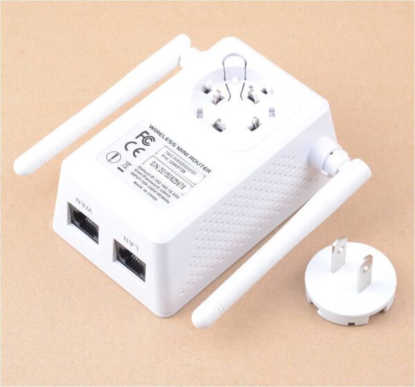 Dual Antenna Dual Network Port WIFI Repeater - Image 3