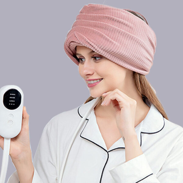 Home Air Wave Head Massager Air Pressure Head Instrument And Air Bag Hot Compress Help Sleep - Image 2