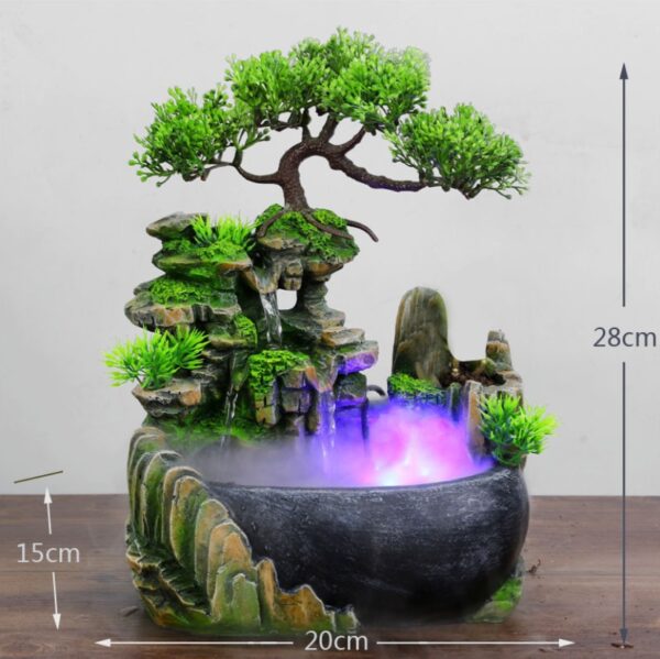 Small Rockery Water Tank Office Fish Tank Humidifier - Image 2