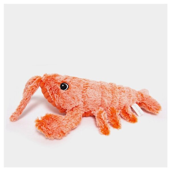 Pet Toys Electric Jumping Shrimp USB Charging Simulation Lobster Funny Cat Plush Pets Toy - Image 3