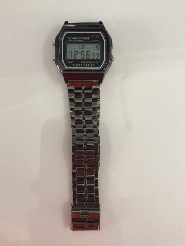 WR F91W Steel Band Electronic Watch - Image 5