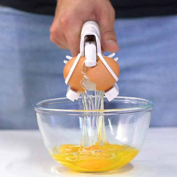 Egg Shell Cracker Handheld Plastic Egg Breaker Egg Opener Creative Egg Separator Tool Kitchen Gadgets - Image 4