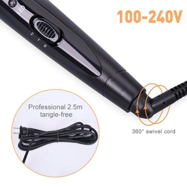 Multifunction Fast Heating Hair Curler 6in1 Interchangeable Ceramic Hair Styling Crimper Curling Roll Wand Hair Curler Iron Sets - Image 3